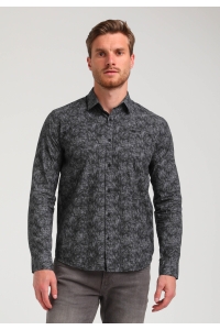 Gabbiano Overhemd ls zwart