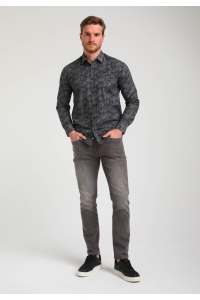 Gabbiano Overhemd ls zwart