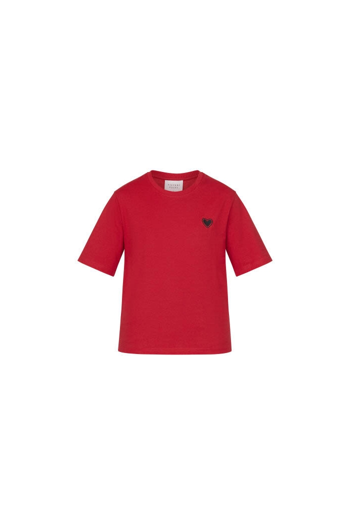 Sisters Point T-shirt Heka-Loose ss rood