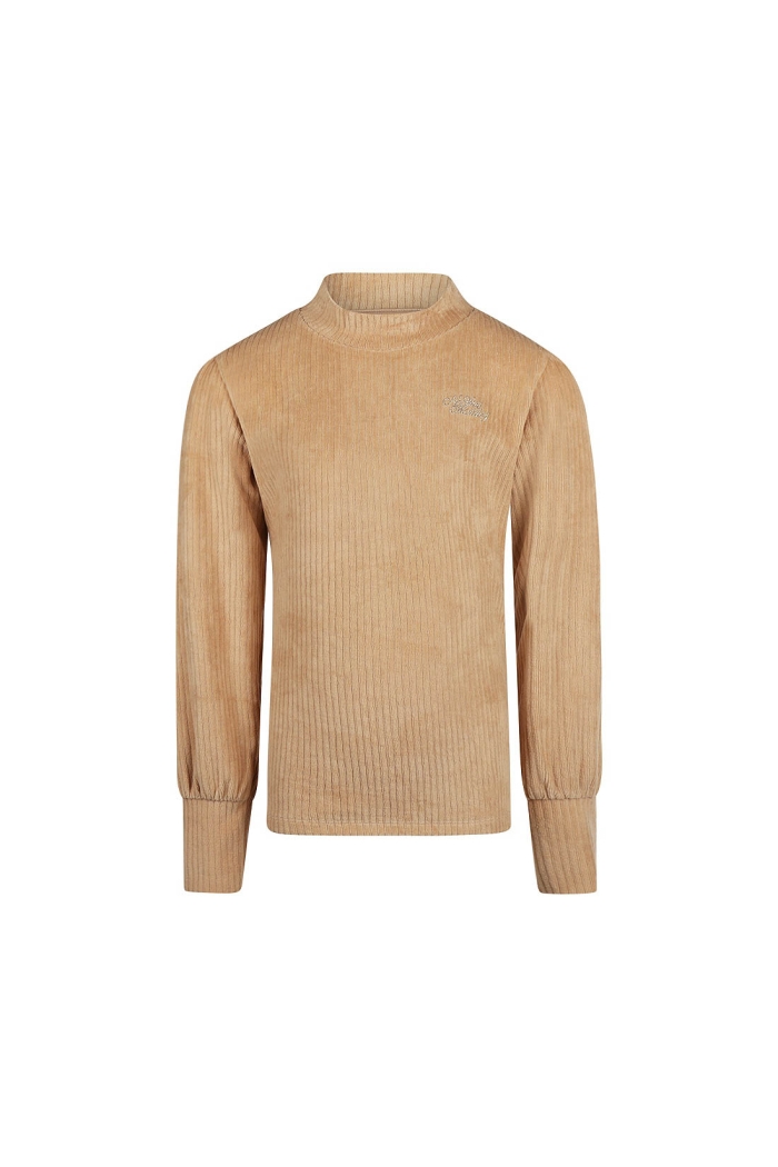 No Way Monday Ki T-shirt ls camel