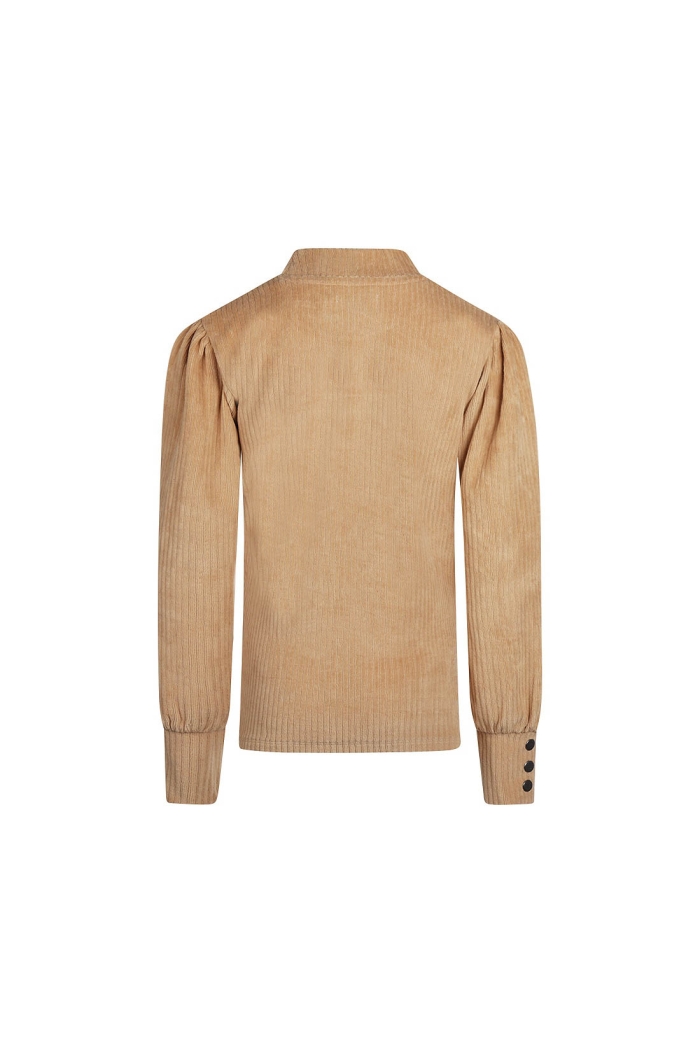 No Way Monday Ki T-shirt ls camel