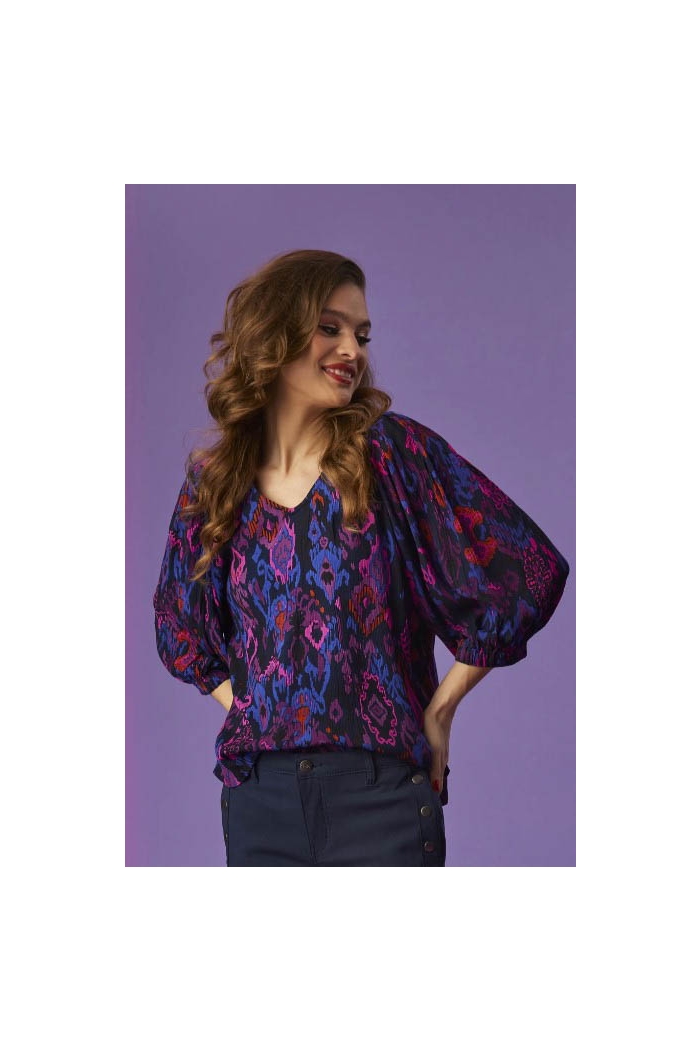 Ze-Ze Blouse Isla print