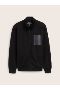 Tom Tailor Collar Zipper Jacket zwart