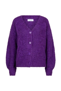 Lofty Manner Cardigan Isa purple