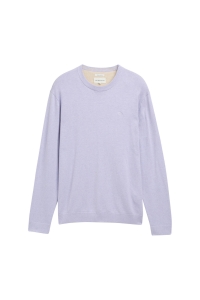 Tom Tailor Basic Crewneck knit grey lavender melange