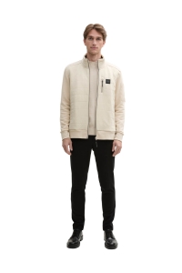 Tom Tailor Hybrid sweat-jacket light cashew beige