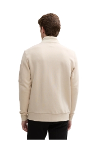 Tom Tailor Hybrid sweat-jacket light cashew beige