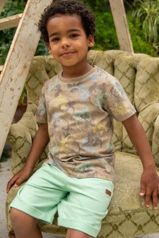 Koko Noko Ki T-shirt ss salamander taupe