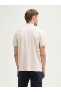Tom Tailor Polo with print light cashew beige