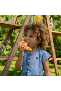 Koko Noko Ki Jeans Dress ss blue jeans