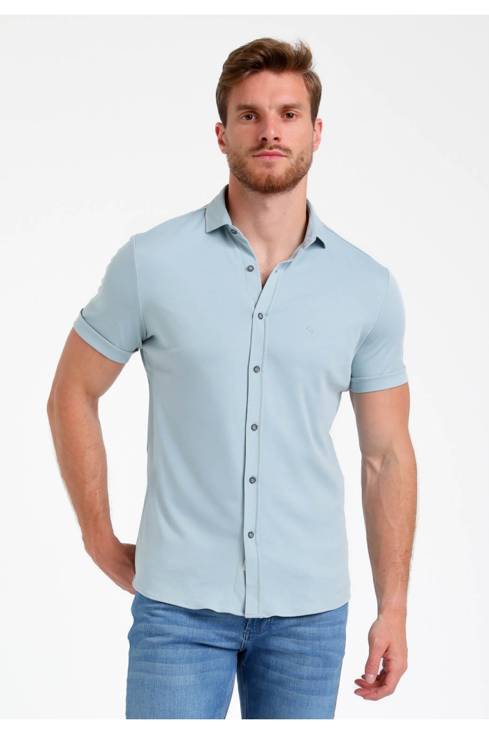 Gabbiano Overhemd ss bright blue