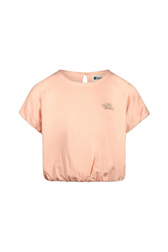 No Way Monday Ki T-shirt ss boxy pink