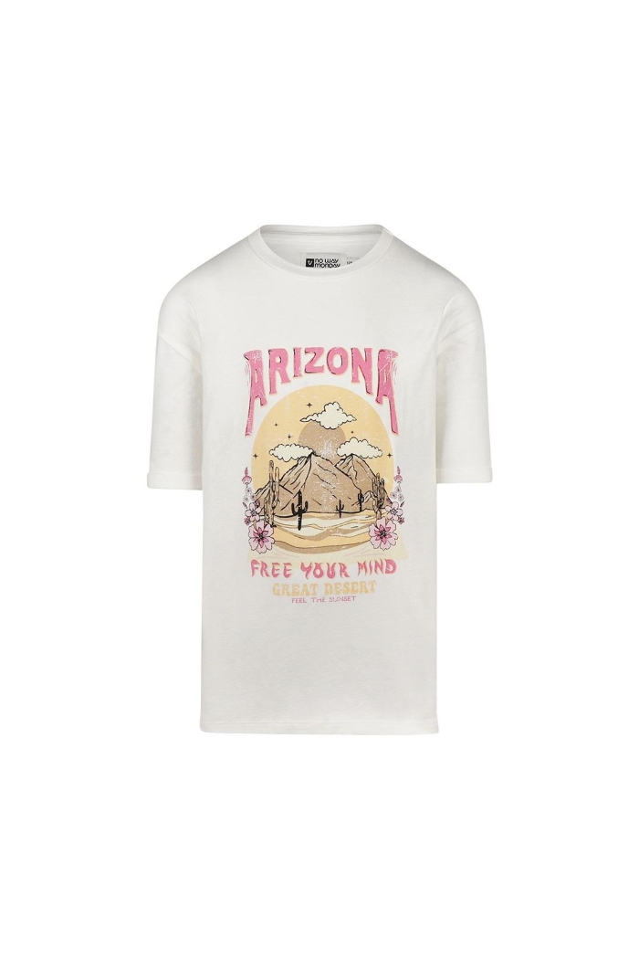 No Way Monday Ki T-shirt ss off white