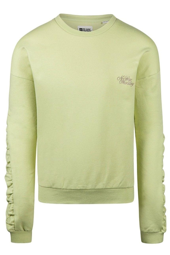 No Way Monday Ki Sweater pistache green