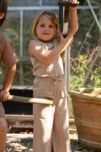 Koko Noko Ki Jumpsuit streep sand