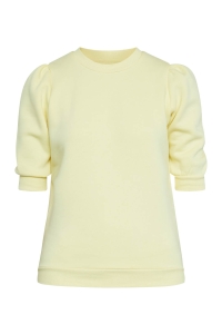 Sisters Point Peva Puff Sweater ss pale banana