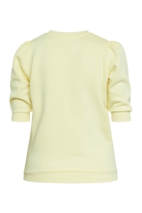Sisters Point Peva Puff Sweater ss pale banana