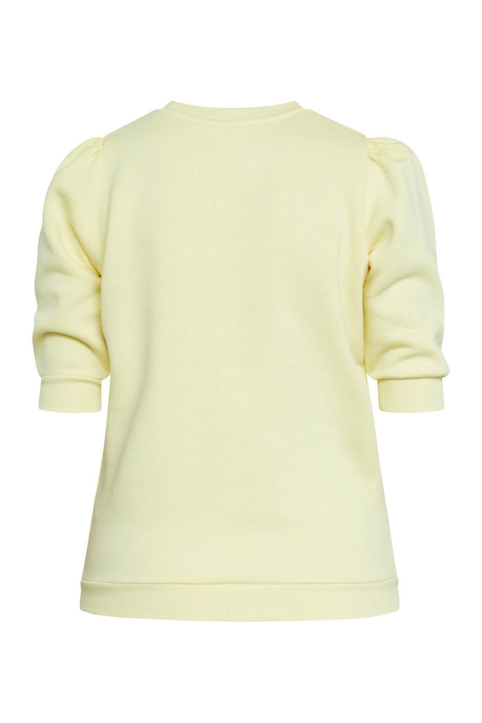 Sisters Point Peva Puff Sweater ss pale banana