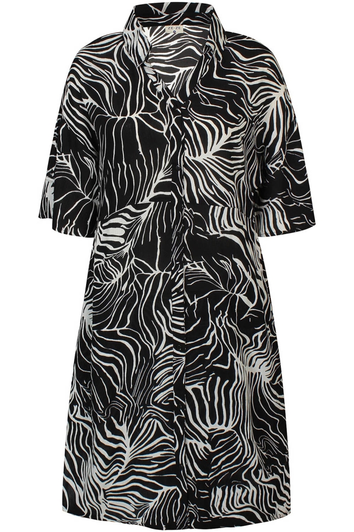 Ze-Ze Leafy Dress black