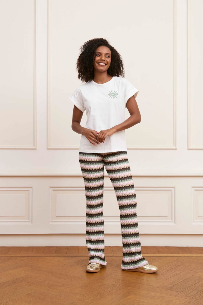 Lofty Manner T-shirt Lilou off white