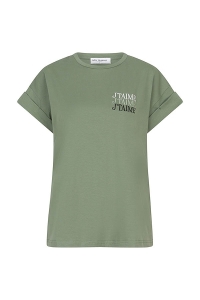 Lofty Manner T-shirt Lilou dark green
