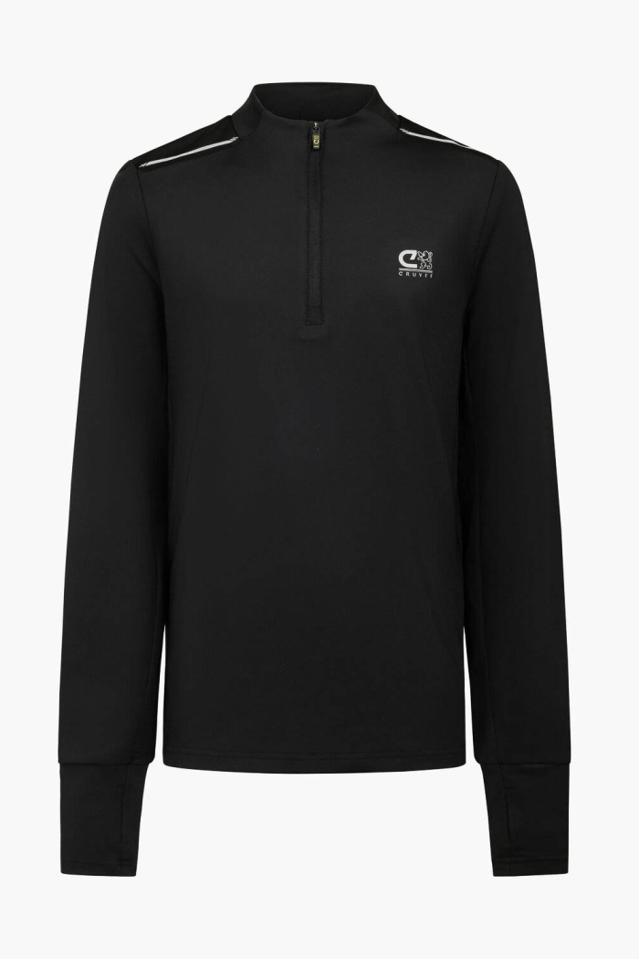 Cruyff Ki Ametrine 1/4 zip top black