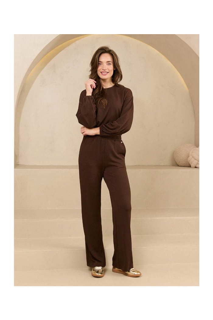 Lofty Manner Trouser Raja dark brown