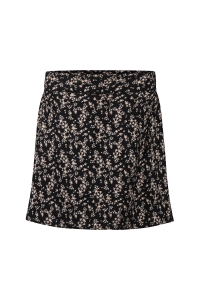 No Way Monday Ki Skirt bloemetje black