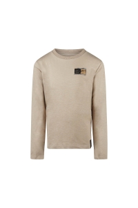 No Way Monday Ki T-shirt ls light grey