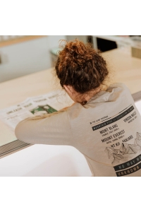 No Way Monday Ki T-shirt ls light grey