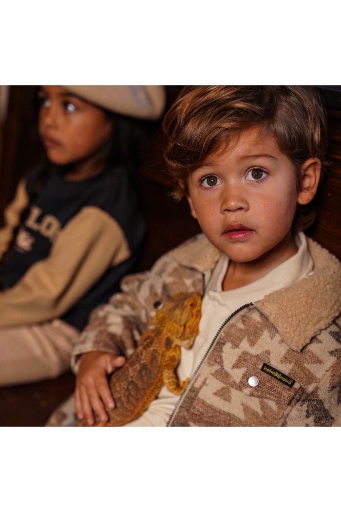 Koko Noko Ki Shirt print ls beige