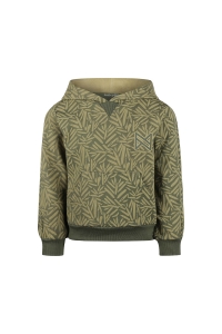 Koko Noko Ki Sweater with hood army green