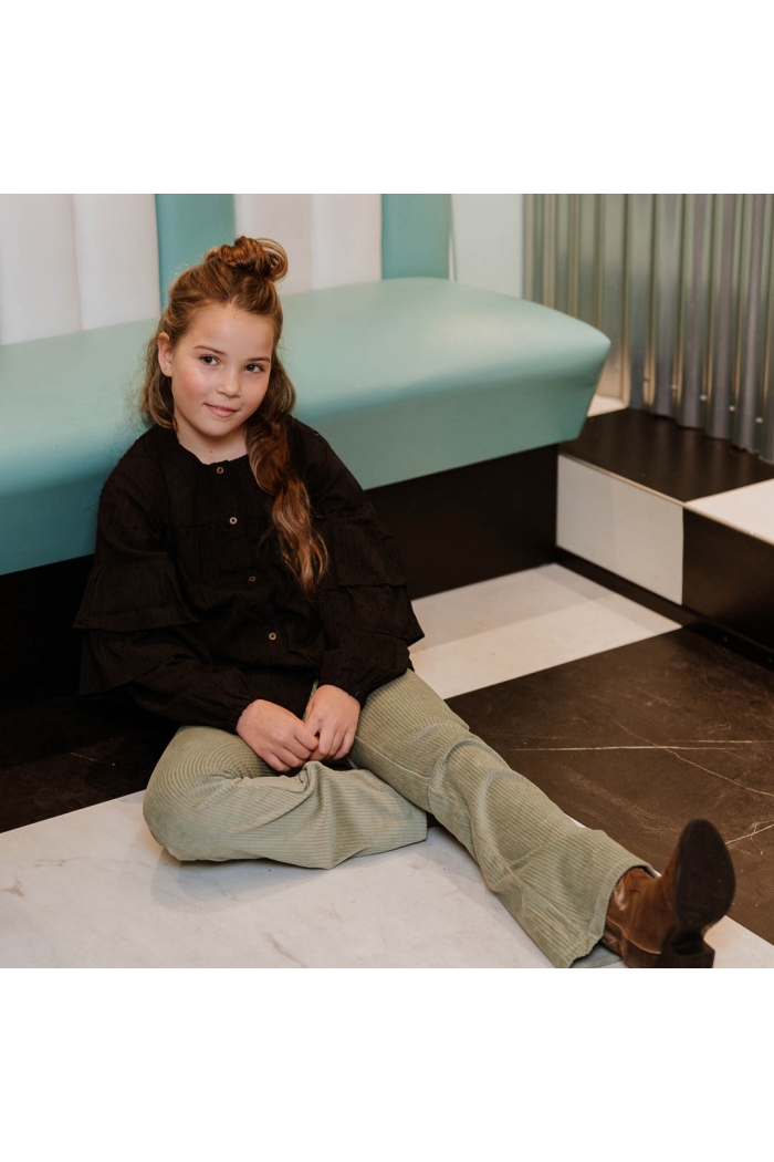 No Way Monday Ki Blouse ls black