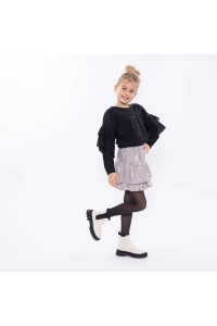 No Way Monday Ki Blouse ls black