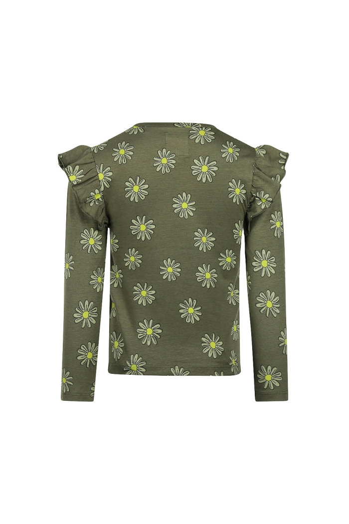 Koko Noko Ki T-shirt ls bloem army green