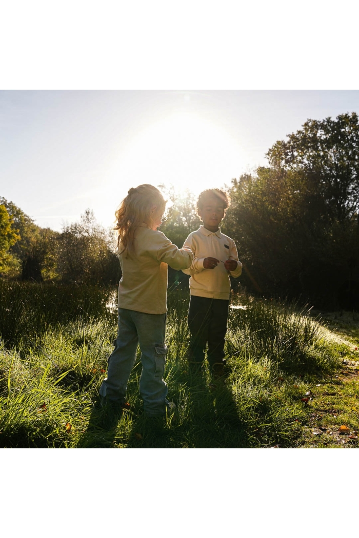 Koko Noko Ki Polo Sweater off white