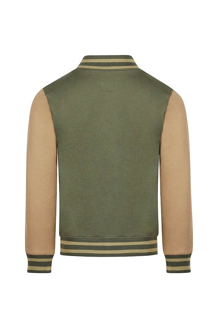 Koko Noko Ki Cardigan Baseball army green