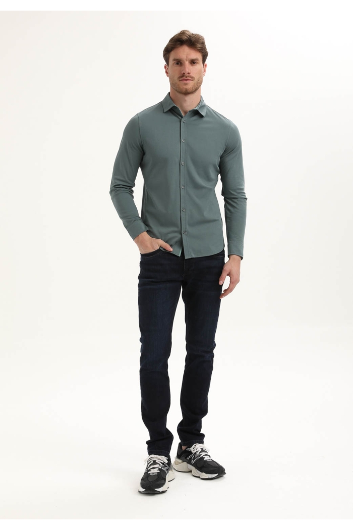 Gabbiano Premium Overhemd teal blue