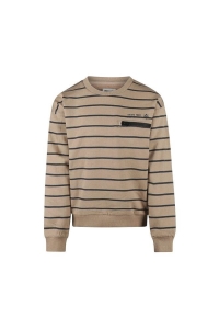 No Way Monday Ki Sweater streep light grey