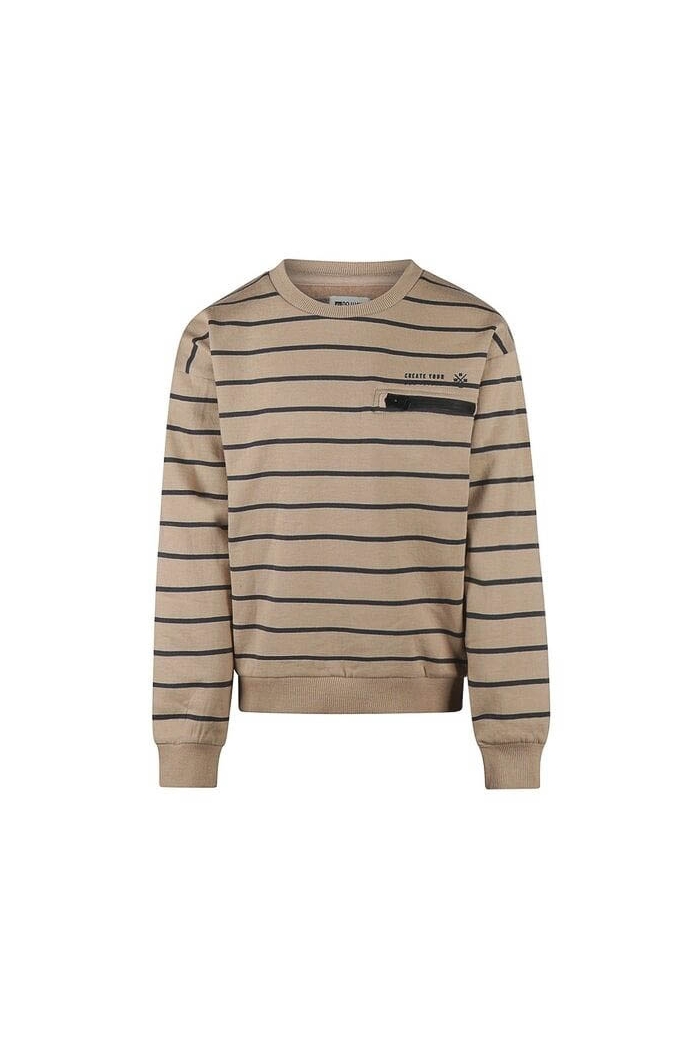 No Way Monday Ki Sweater streep light grey