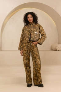 Lofty Manner Jacket Maria feathers print