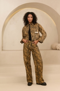 Lofty Manner Trouser Luka feathers print