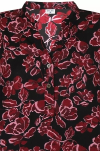 Ze-Ze Relly Blouse ls print