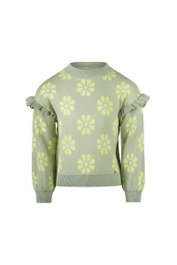 Koko Noko Ki Pullover bloem faded green