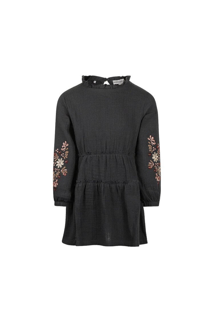 Koko Noko Ki Dress ls faded black
