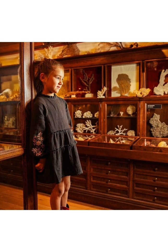 Koko Noko Ki Dress ls faded black