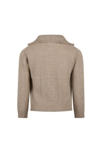 Koko Noko Ki Pullover rits taupe