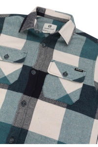 Gabbiano Overhemd ls geruit teal blue