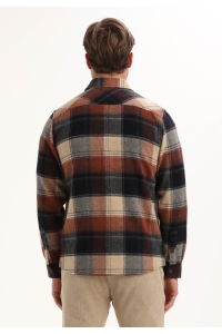 Gabbiano Overhemd ls geruit clay