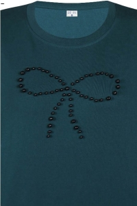 Ze-Ze T-shirt Bethany teal green